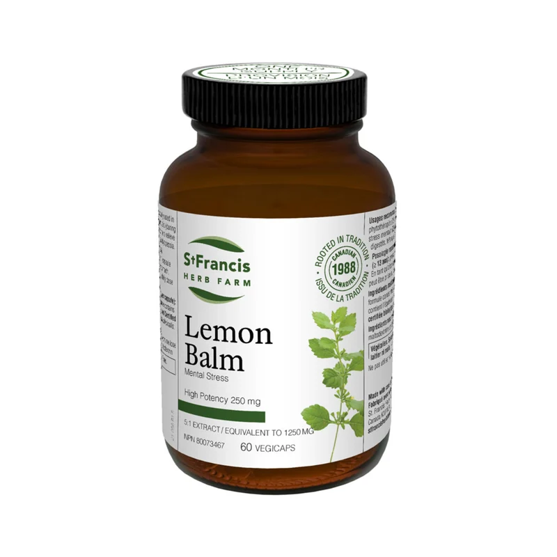St. Francis - Lemon Balm Capsules | 60 Capsules