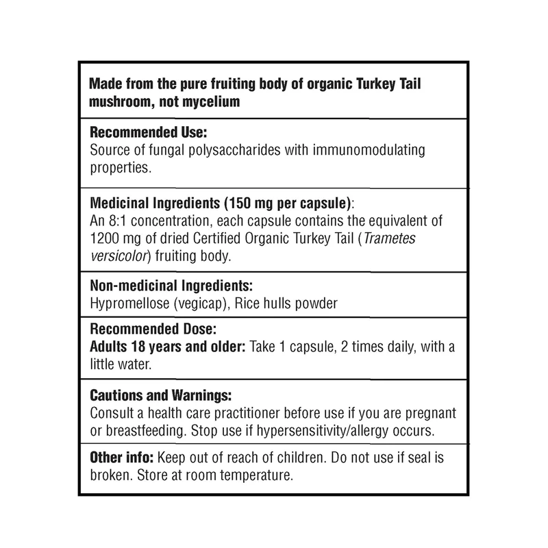 St. Francis - Turkey Tail Capsules | 60 Capsules