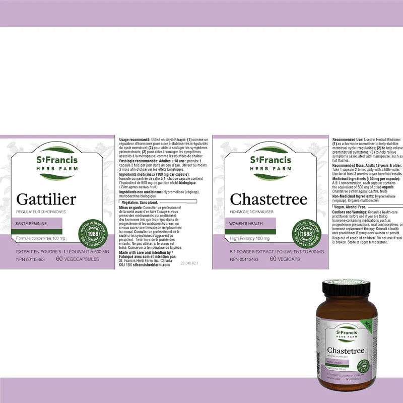 St. Francis - Chastetree Capsules | 60 Capsules