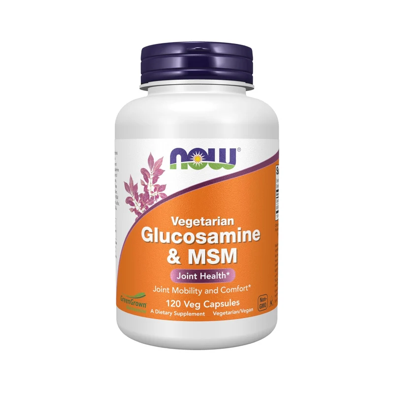 NOW - Vegetarian Glucosamine & MSM | 120 Capsules