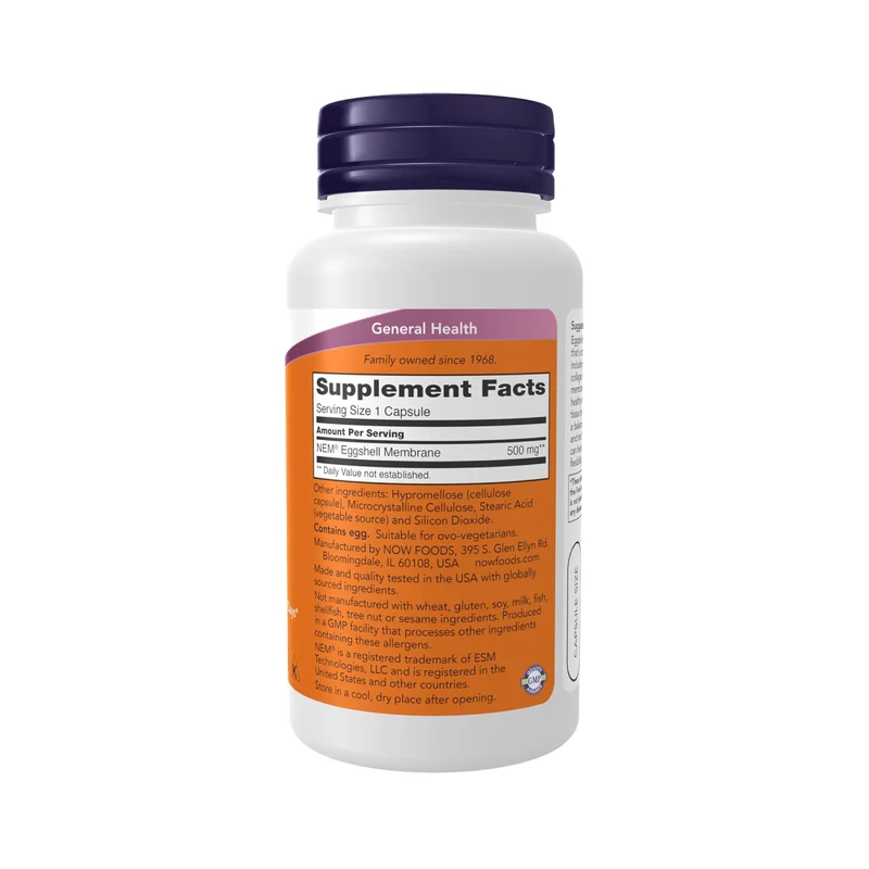 NOW - Eggshell Membrane NEM 500 mg | 60 Capsules