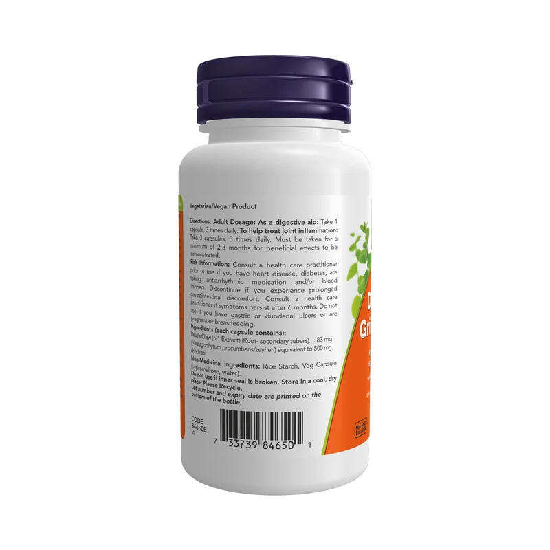 NOW - Devil's Claw Root 6:1 500 mg | 100 Veg Capsules
