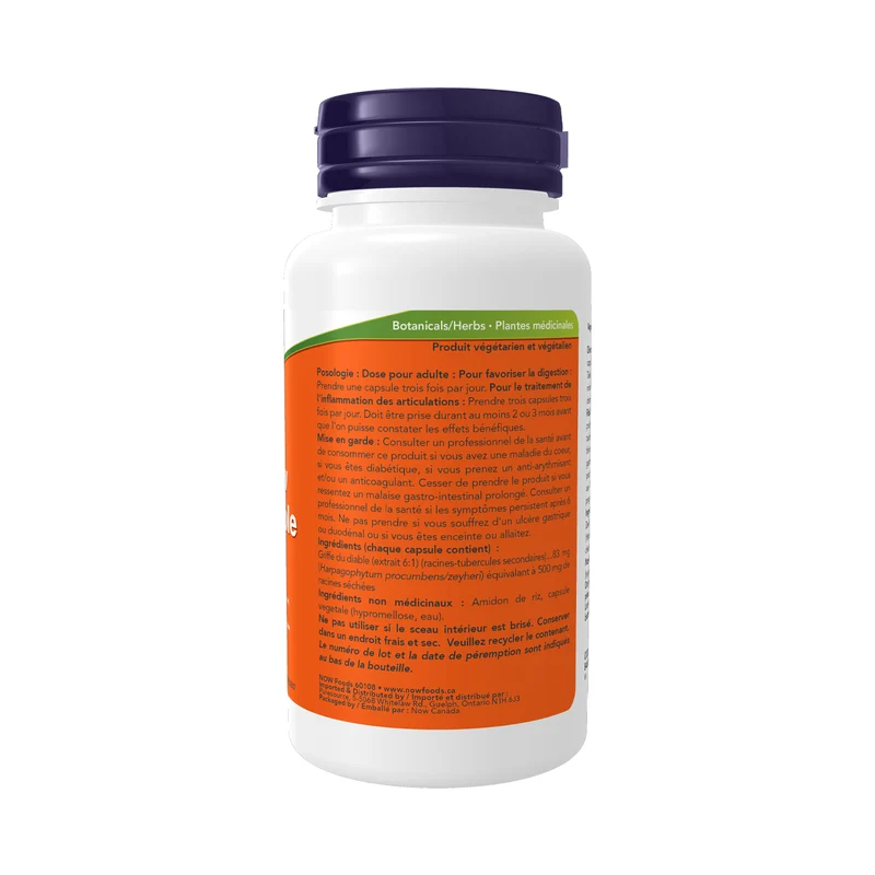 NOW - Devil's Claw Root 6:1 500 mg | 100 Veg Capsules