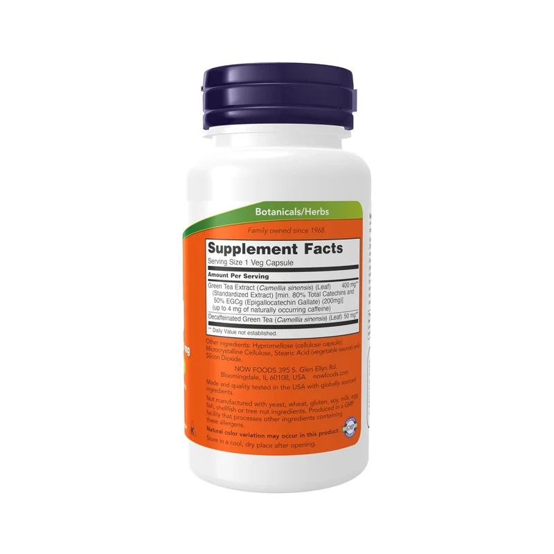 NOW - EGCgreenTea Ext 400 mg | 90 Capsules