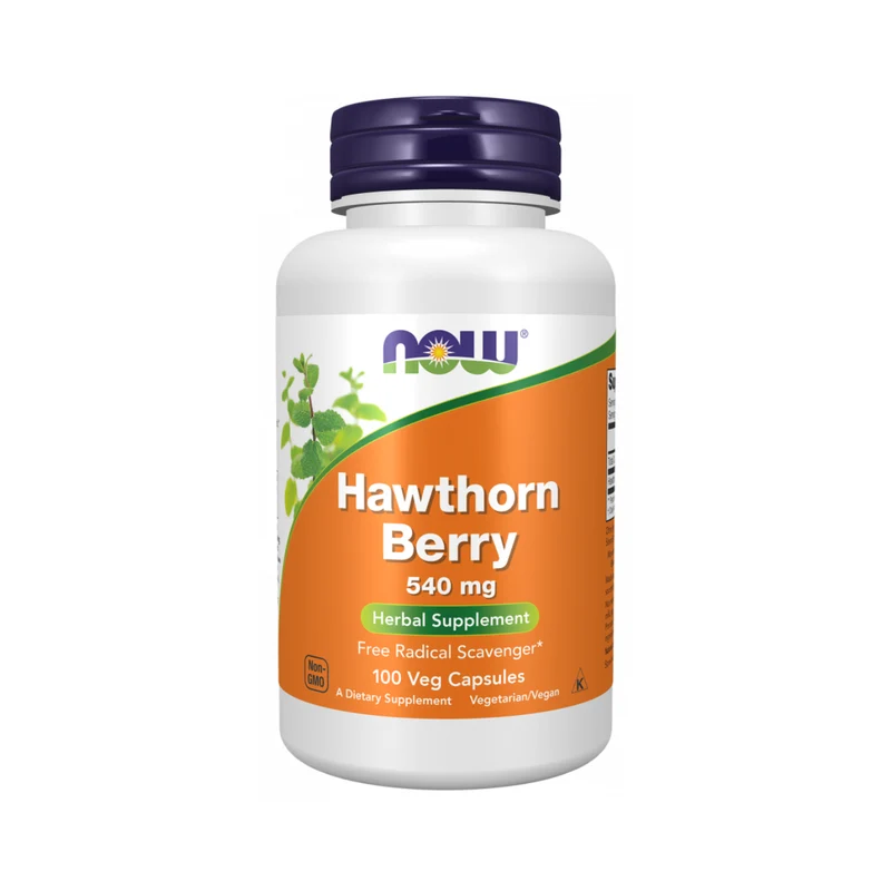 NOW - Hawthorn Berry 540 mg | 100 Capsules