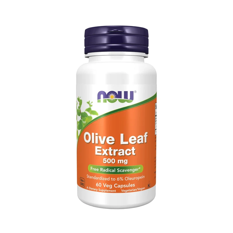 NOW - Olive Leaf 500 mg | 60 Capsules