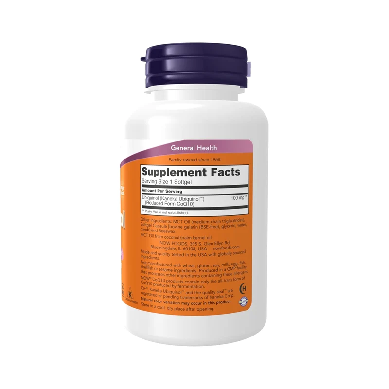 NOW - Ubiquinol 100 mg | 60 Softgels