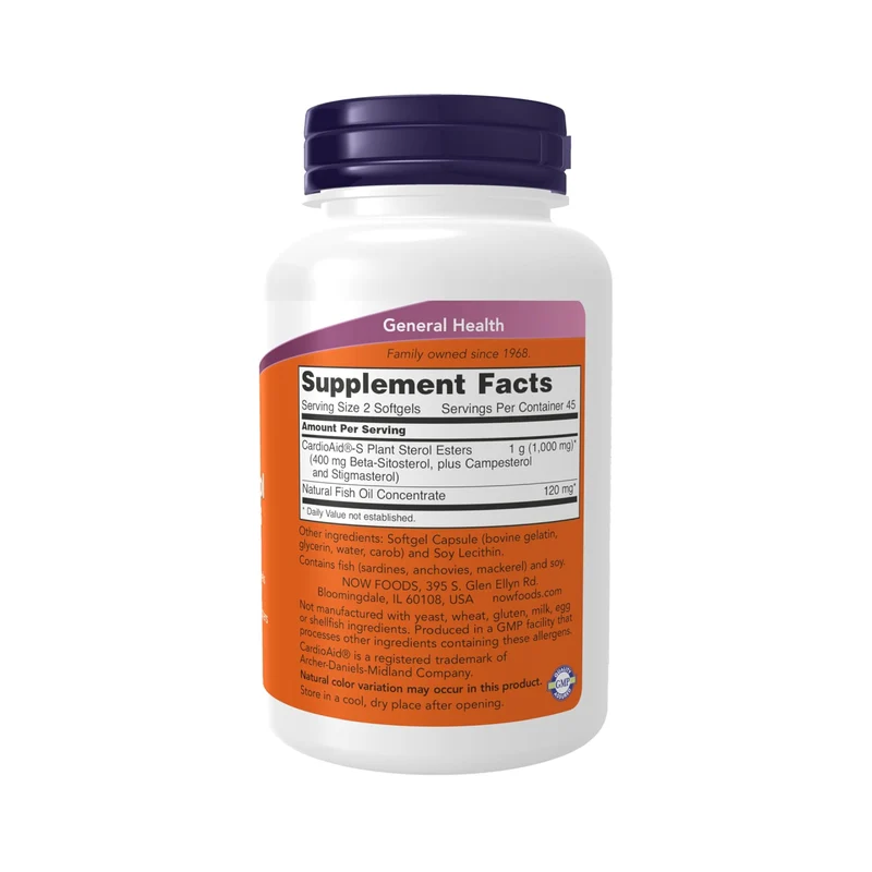 NOW - BetaSitosterol w/FishOil | 90 Softgels