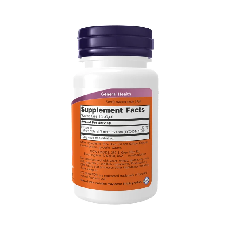 NOW - Lycopene 10 mg | 60 Softgels