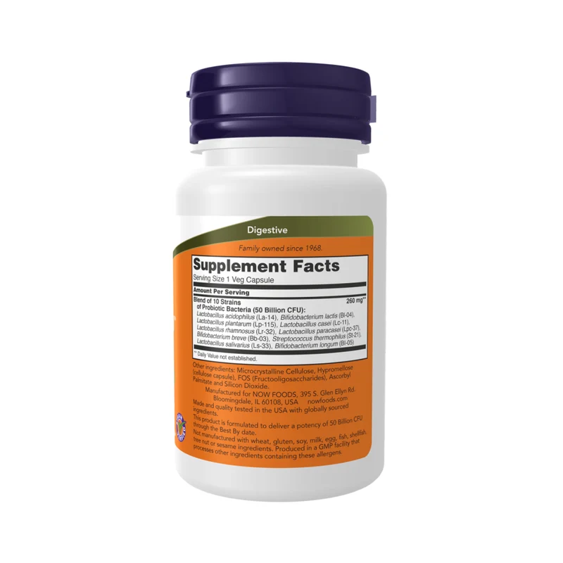 NOW - Probiotic-10 50B | 50 Capsules