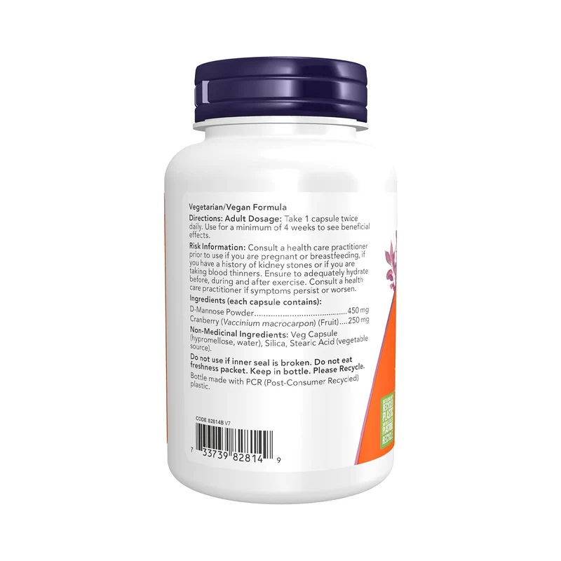 NOW - Mannose Cranberry | 90 Veg Capsules