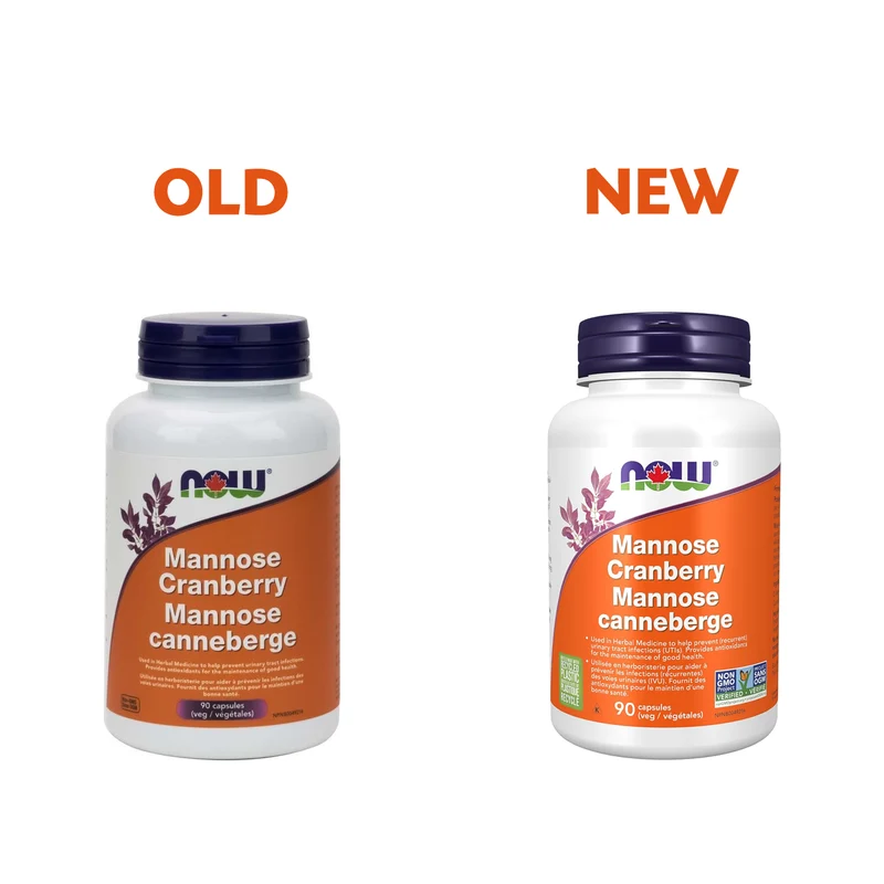 NOW - Mannose Cranberry | 90 Veg Capsules