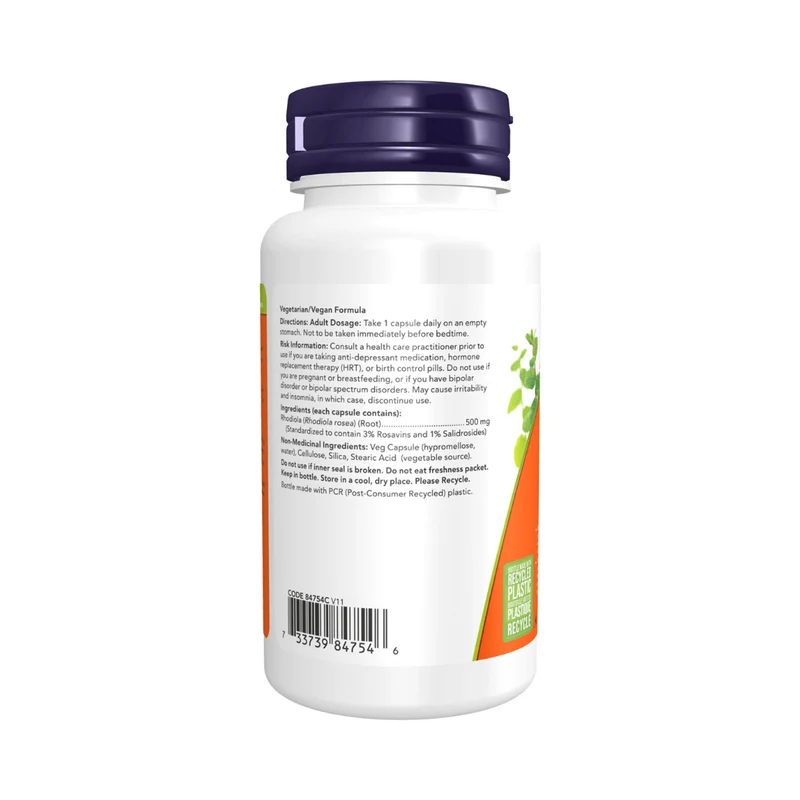 NOW - Rhodiola 500 mg | 60 Capsules