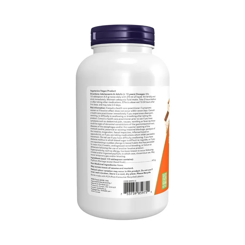 NOW - Psyllium Husk Powder | 340 g