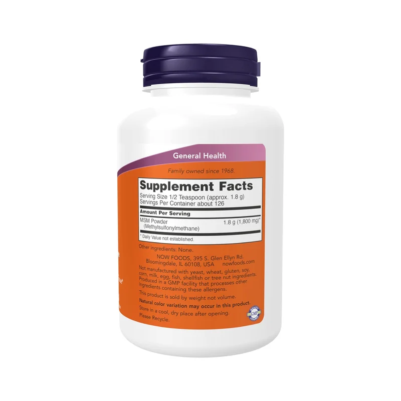NOW - Pure MSM Pure Powder | 227 g