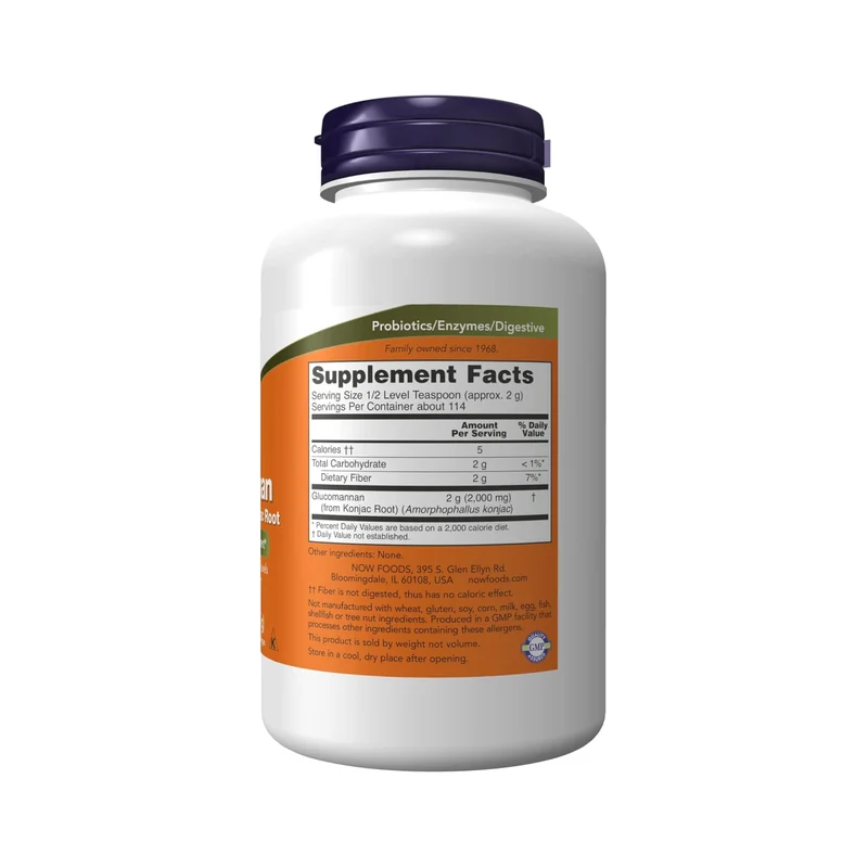 NOW - Glucomannan Powder | 227 g