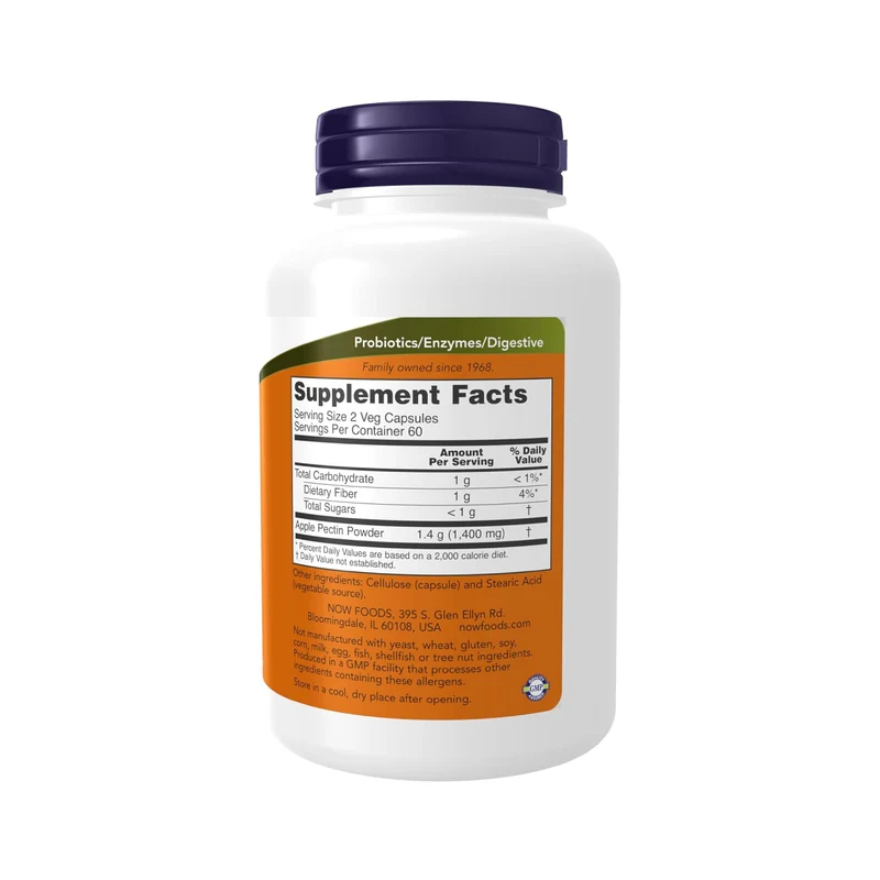 NOW - Apple Pectin 700 mg | 120 Capsules