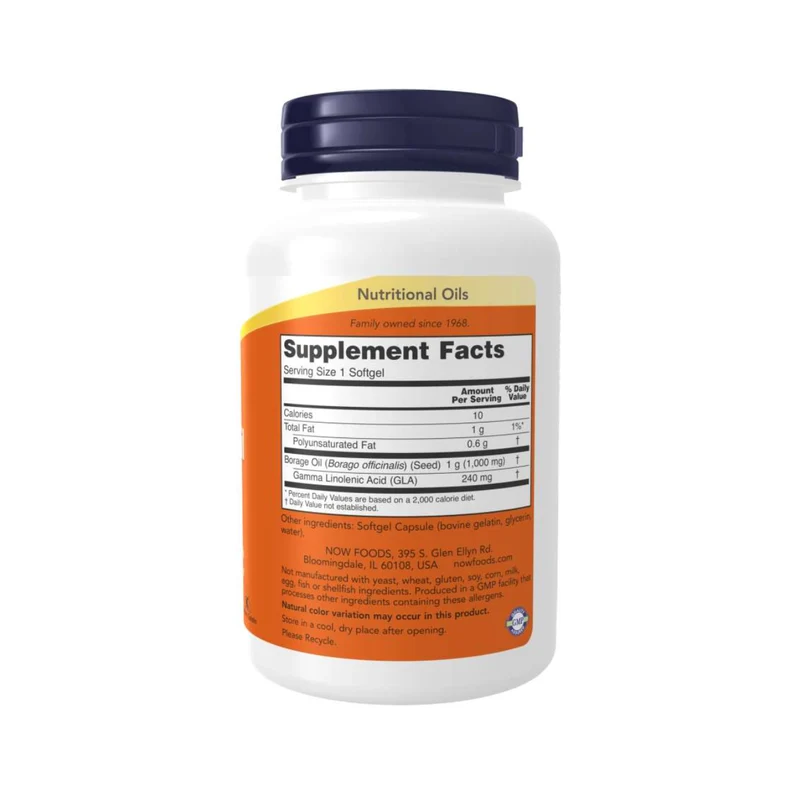 NOW - Borage Oil 1000 mg | 60 Softgels