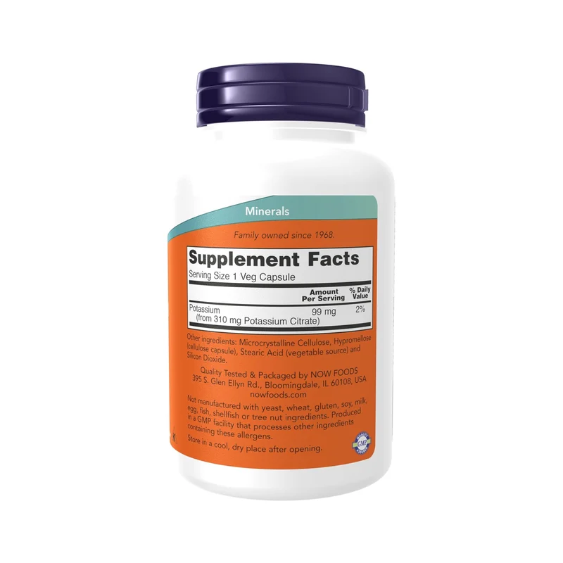 NOW - Potassium Citrate 99 mg | 180 Cap