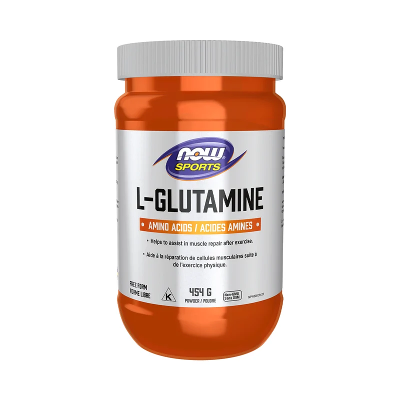 NOW Sports - L-Glutamine Pure Powder Amino Acids | 454 g