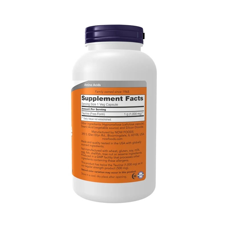 NOW - Taurine 1000 mg | 250 Capsules