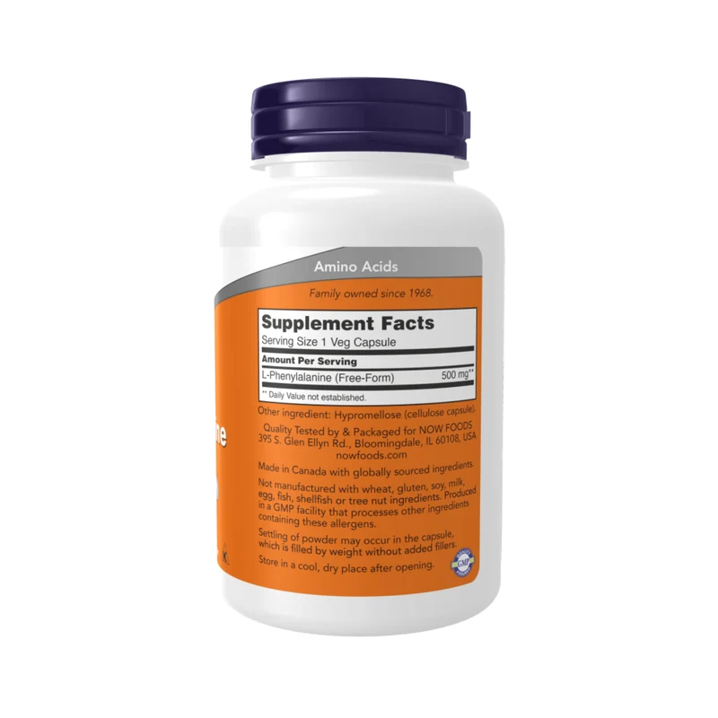 NOW - L-Phenylalanine 500 mg | 120 Capsules
