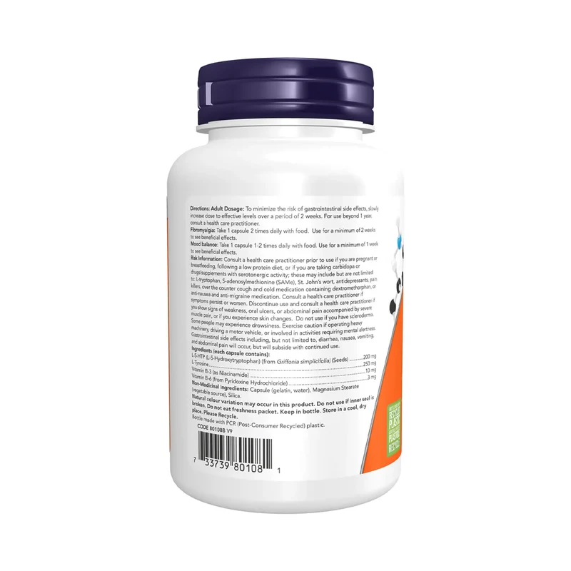 NOW - 5-HTP 200 mg + Tyrosine | 60 Capsules