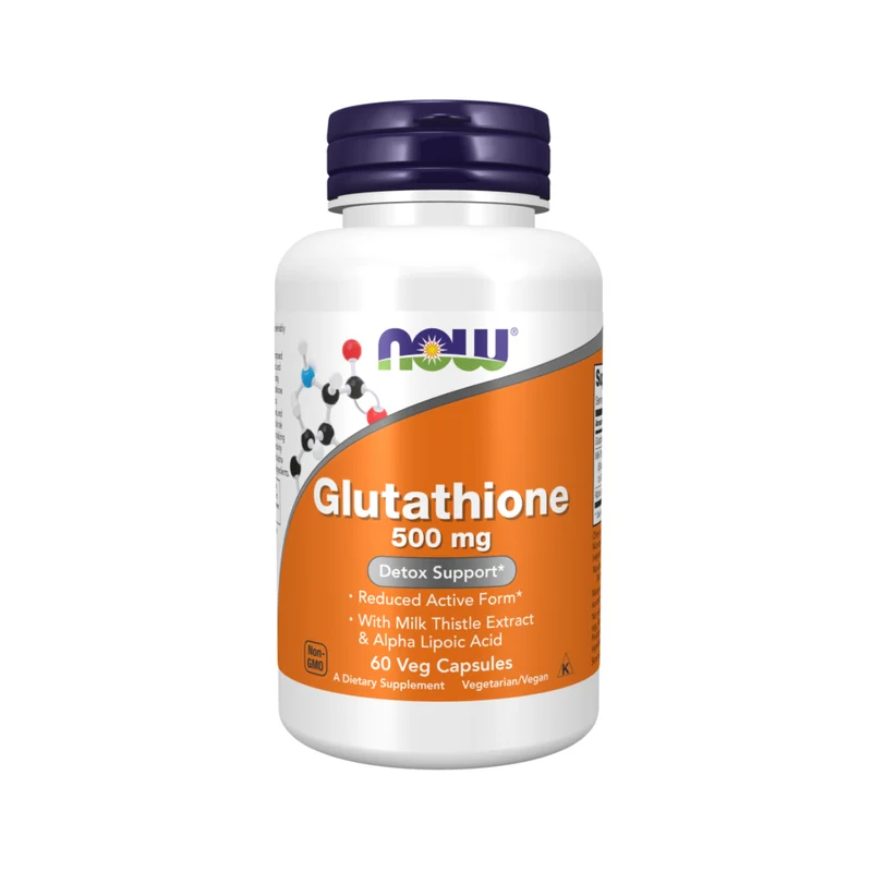 NOW - Glutathione 500 mg with Silymarin & ALA | 60 Capsules