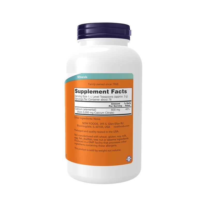 NOW - Calcium Citrate Powder | 227 g