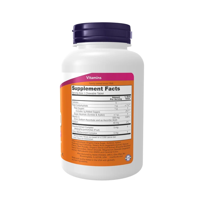 NOW - C-500 Orange Chewable | 100 Tab