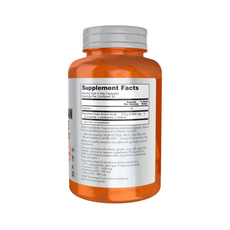 NOW - Branched Chain Amino Acid | 60 Cap