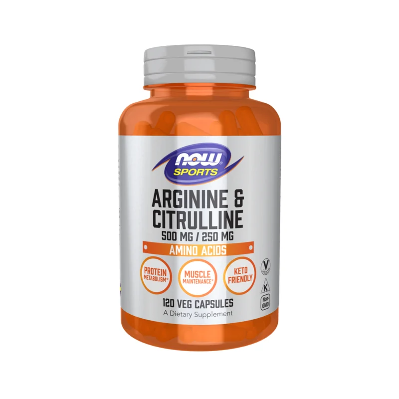NOW - Arginine & Citrulline | 120 Capsules