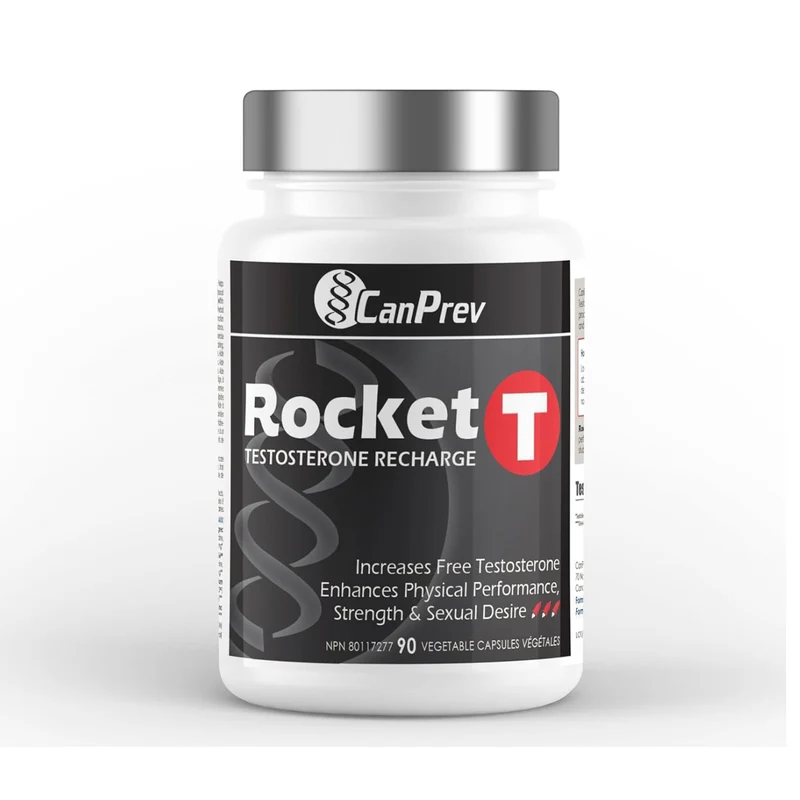CanPrev - RocketT, Testosterone Recharge | 90 Capsules