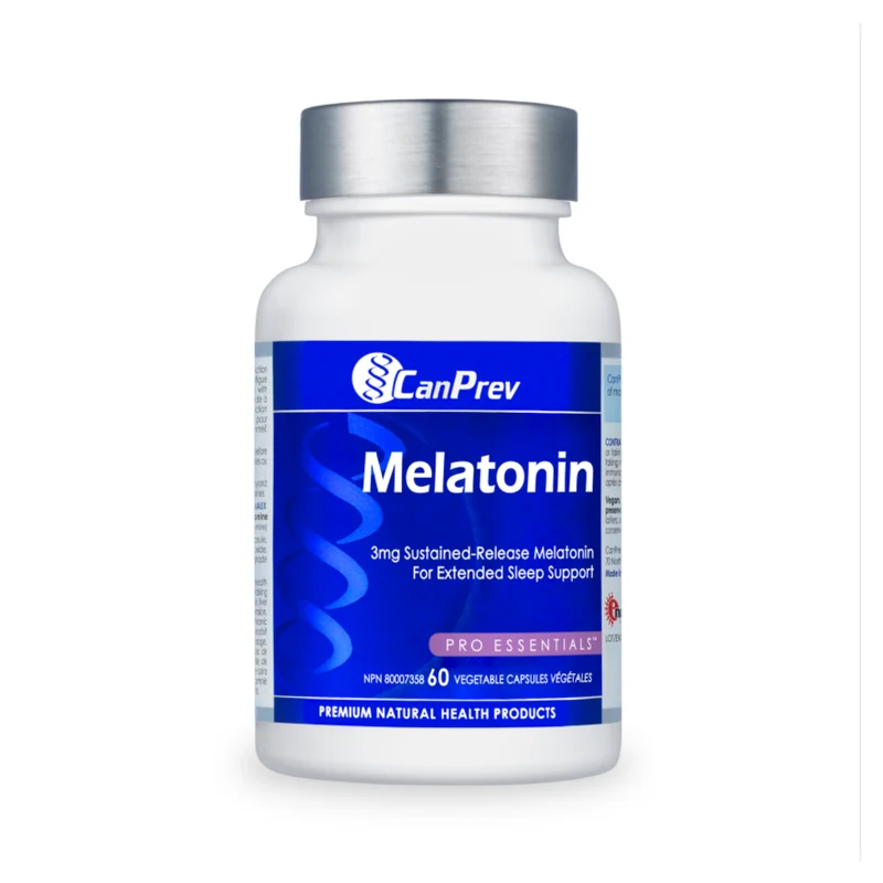 CanPrev - Melatonin 3 mg Sustained Release | 60 Capsules