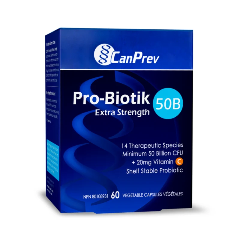 CanPrev - Pro-Biotik 50B - Extra Strength | 60 Capsules