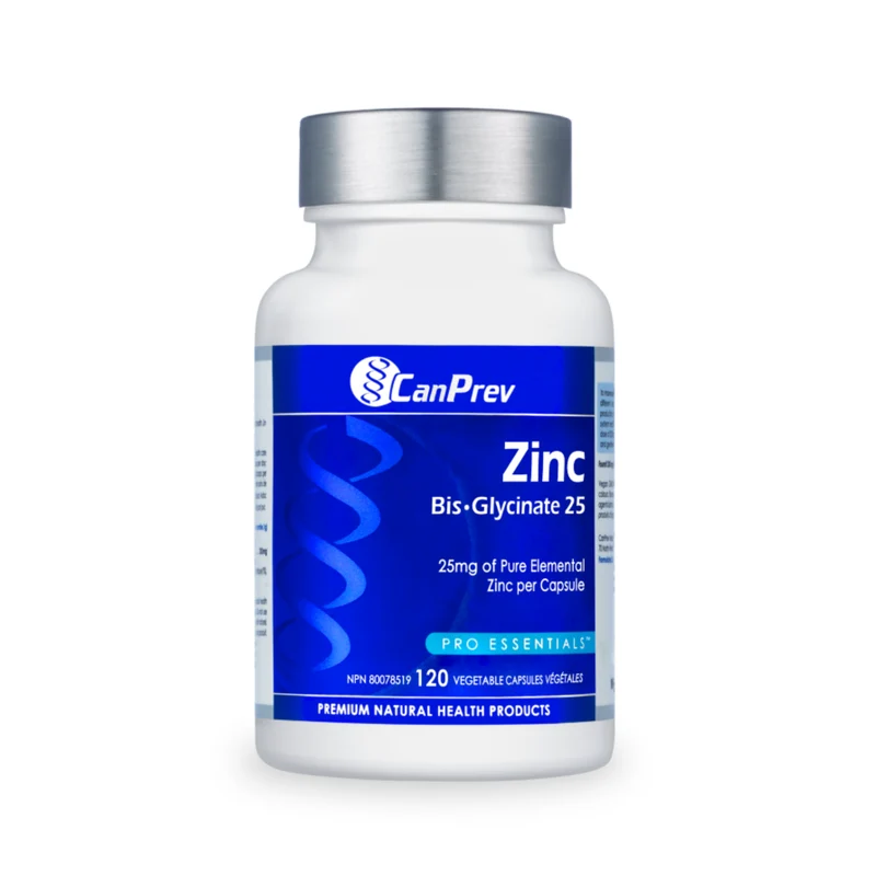 CanPrev - Zinc Bis-Glycinate 25 | 60 Capsules