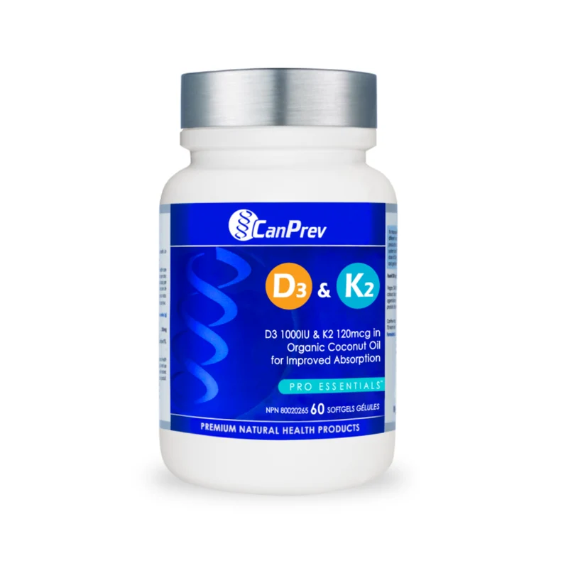 CanPrev - Vitamin D3 & K2 | 60 Softgels