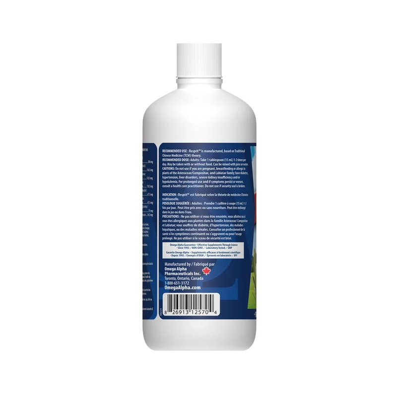 Omega Alpha - Resprit Cherry-Menthol Flav | 500 mL