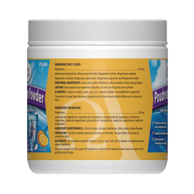 Omega Alpha - Magnesium Powder Orange Flav | 250 g