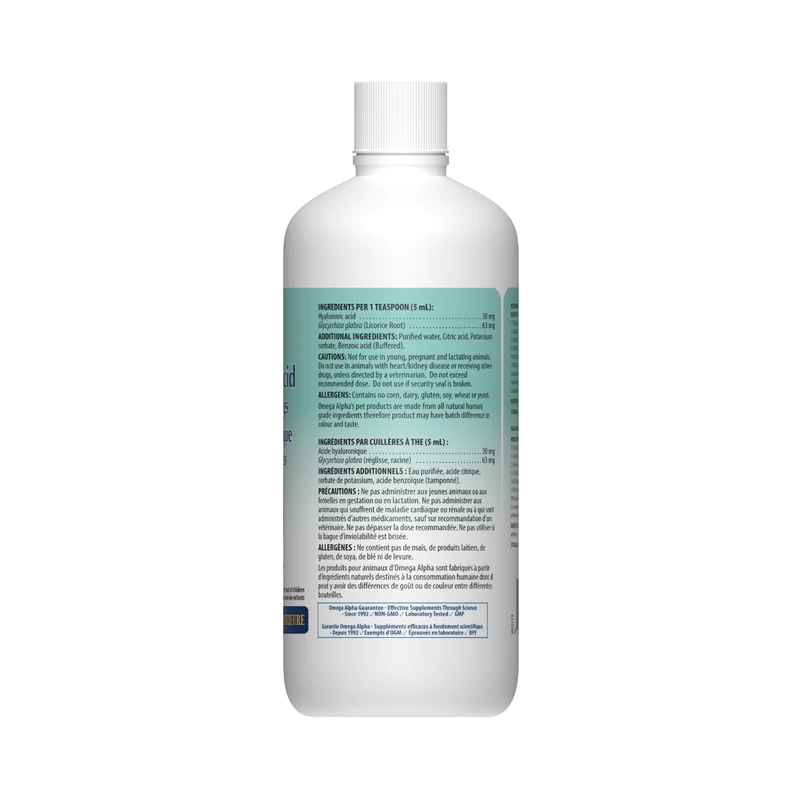 Omega Alpha - Hyaluronic Acid For Cats and Dogs | 500 mL