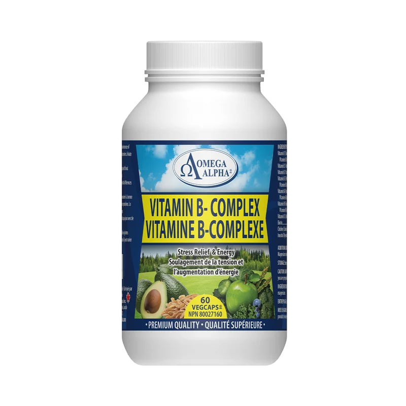 Omega Alpha - Vitamin B-Complex | 60 Capsules