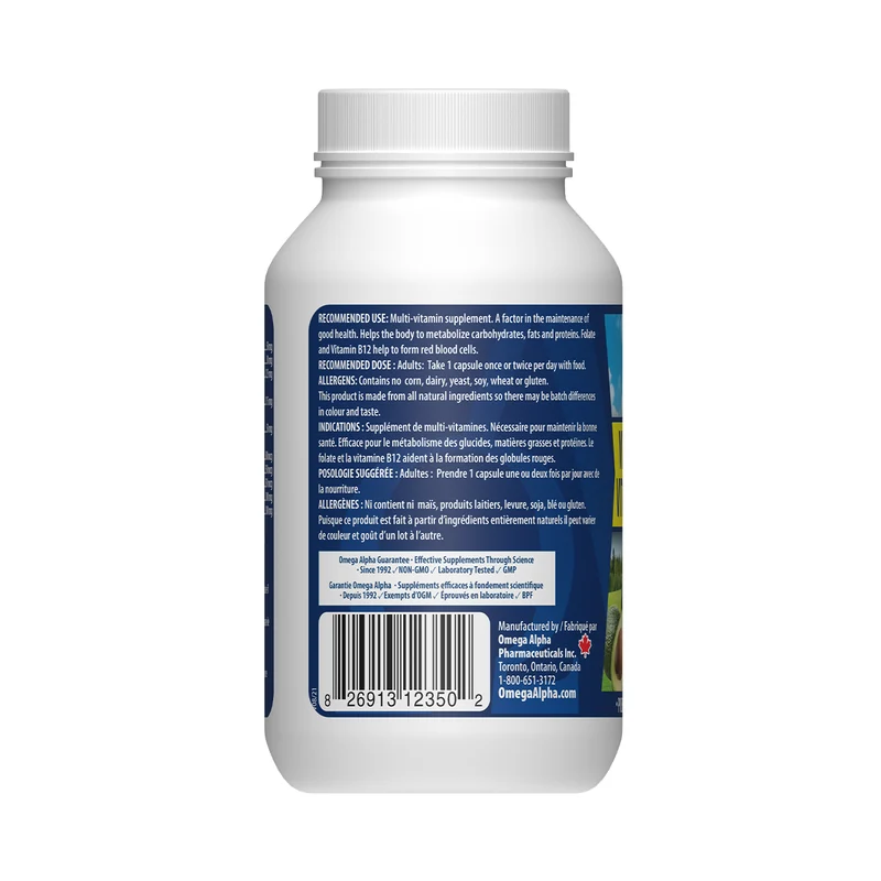 Omega Alpha - Vitamin B-Complex | 60 Capsules