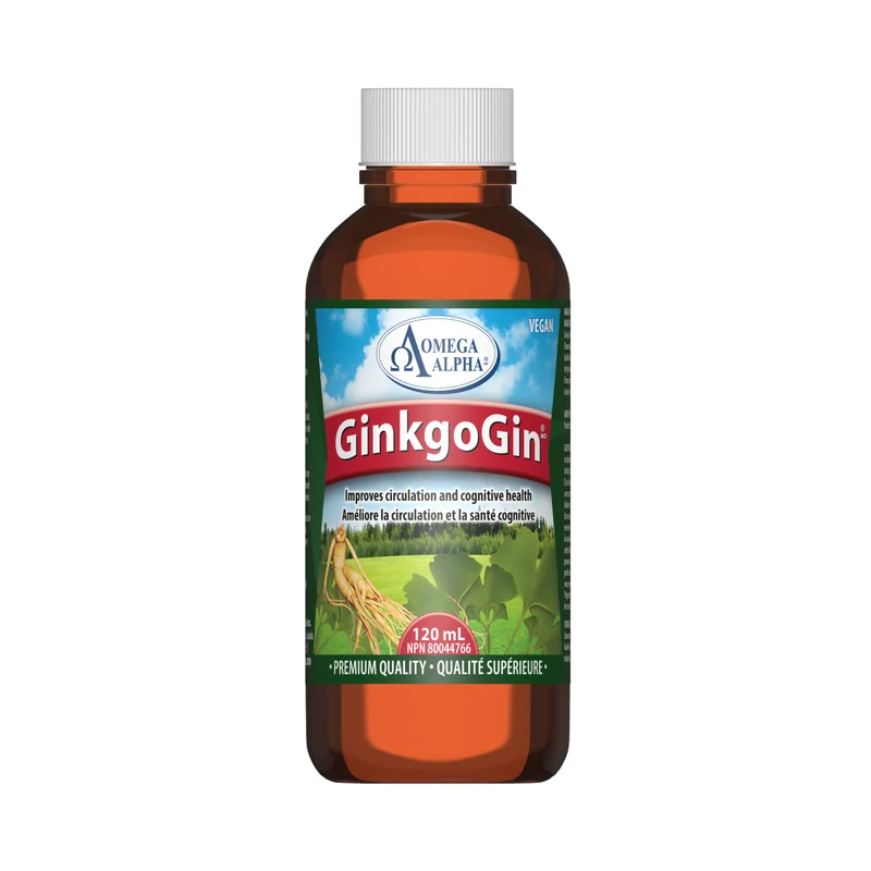 Omega Alpha - GinkgoGin Natural Flavor | 120 mL