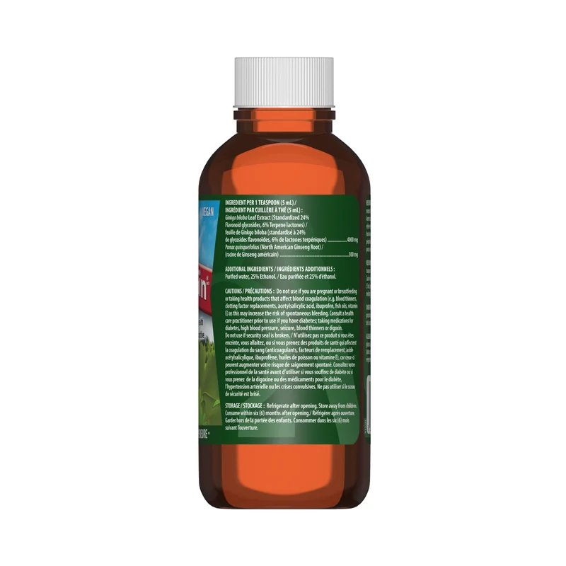 Omega Alpha - GinkgoGin Natural Flavor | 120 mL