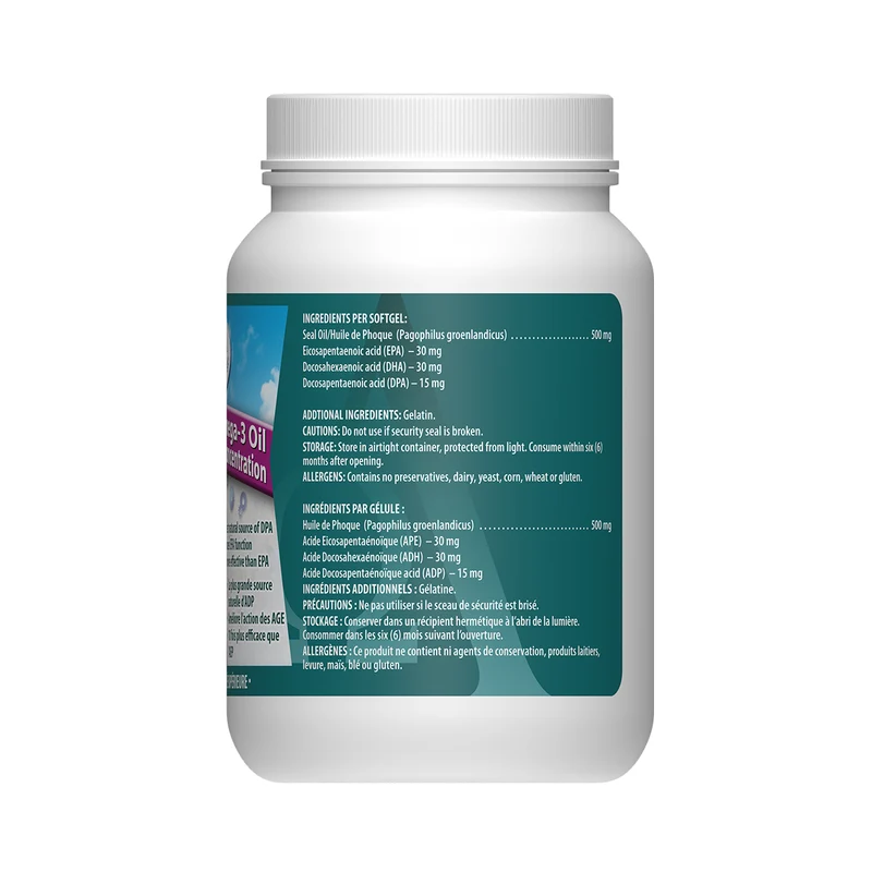 Omega Alpha - High Potency Omega-3 Oil | 100 Softgels
