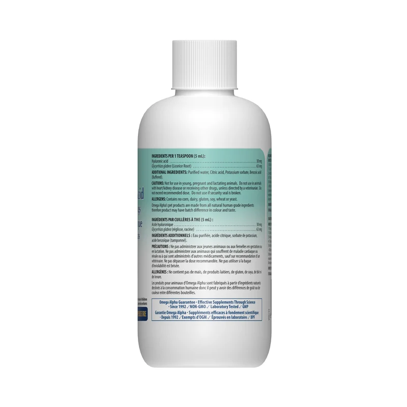 Omega Alpha - Hyaluronic Acid for Cats and Dogs | 120 mL