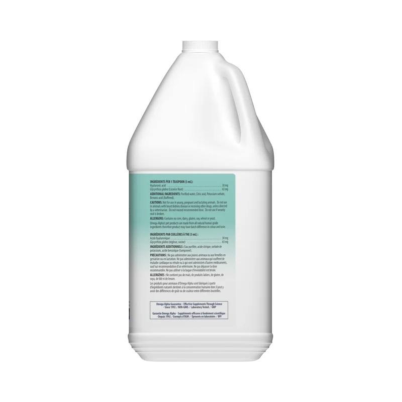 Omega Alpha - Hyaluronic Acid For Cats and Dogs | 4 L