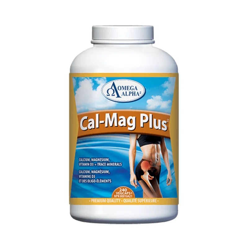 Omega Alpha - Cal-Mag Plus | 240 Capsules
