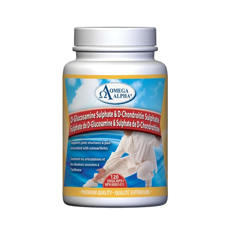 Omega Alpha - D-Glucosamine Sulphate & Chondroitin | 120 Capsules