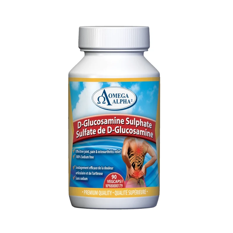 Omega Alpha - D-Glucosamine Sulphate | 90 Capsules